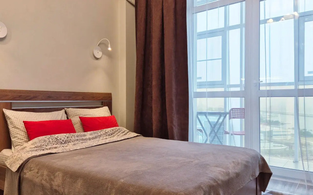 Kvartira-studiya s krasivym vidom na Amur Flat