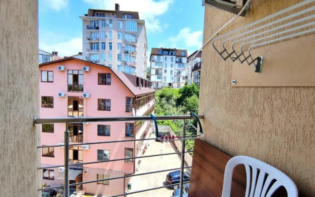 Standart s Balkonom i Vidom na Gorod Apartments