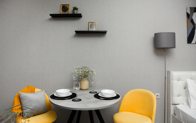 Квартира Aparts Pro Видовая студия с панорамным балконом в ЖК Арго на 22 этаже