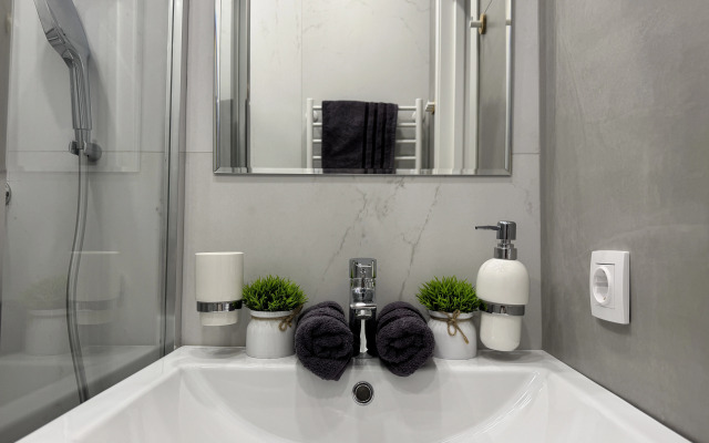 Апартаменты Уютная студия с дизайнерским ремонтом