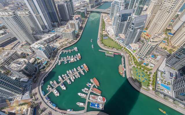 Апартаменты Marco Polo Surreal Sea, Marina & Dubai Eye View High Floor