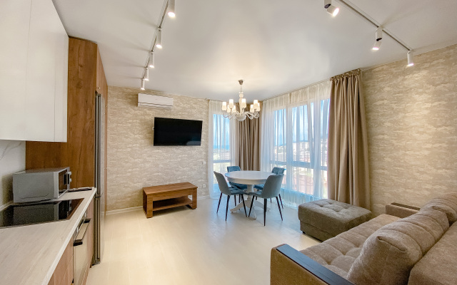 Abri Luxe v Sochi s vidom na more v ZHK Oktyabr'skij na Mamajke Apartments