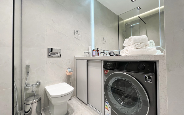 Апартаменты Элегантная студия с панорамным видом на Ташкент Сити