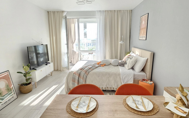 Uyutnaya Studiya S Vidom Na Berezovuyu Roschu Flat