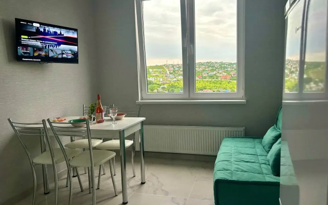 Квартира Свежая евродвушка с видом на виноградники