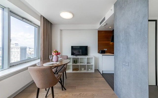 Апартаменты Нежная видовая студия Smart Host