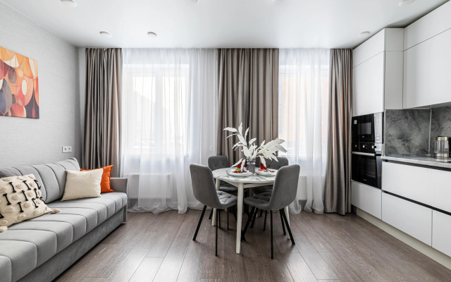 Апартаменты TatAparts оранжевая идиллия в современной студии