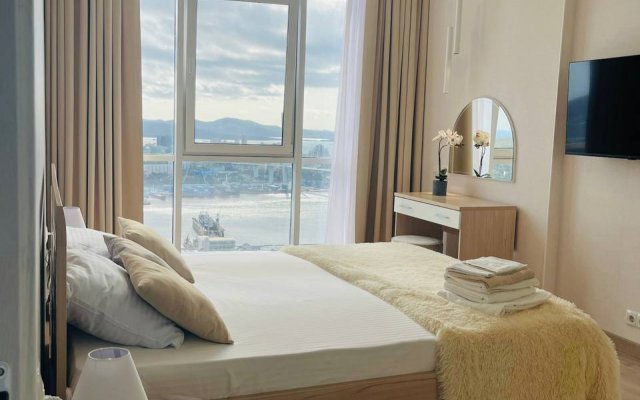 Апартаменты Светлая Квартира с Видом на Бухту Золотой Рог во Владивостоке