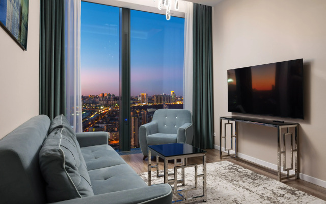 Уютный семейный апартамент на 31 этаже