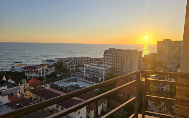S shikarnym, panoramnym vidom na more Flat