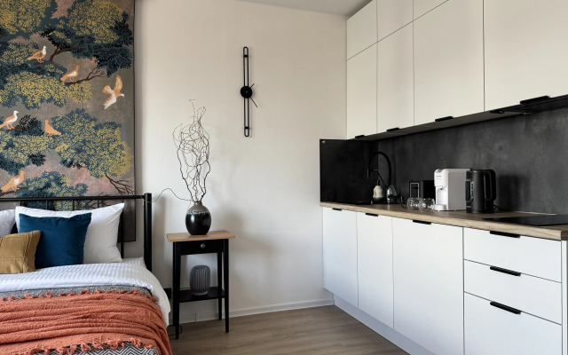 Квартира Дизайнерская студия с видом на главную реку Москвы