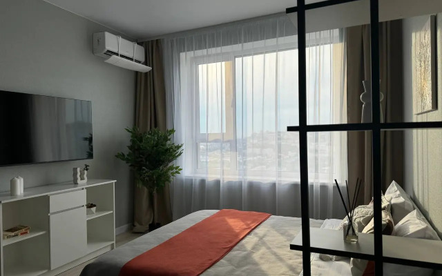 Квартира Стильная Cтудия с Видом на Золотой Мост