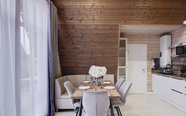 Частный дом С баней и террасой