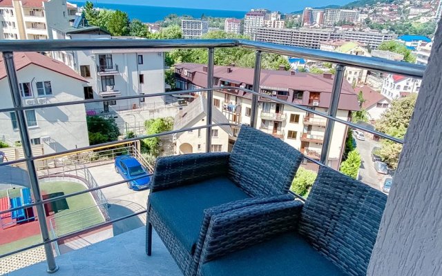 Апартаменты Abri Luxe в Сочи с видом на море в ЖК Октябрьский на Мамайке