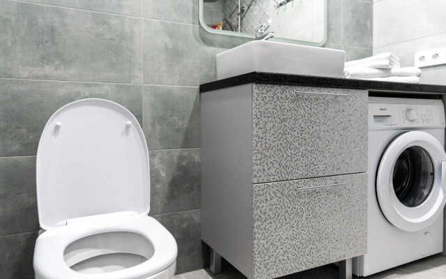 Апартаменты-студия Цветы 30 кв.м. с двуспальным диваном и панорамными окнами, 6 этаж