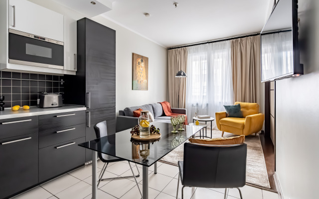 Квартира GetFlat Scarlet с Балконом Для 1-4 Гостей