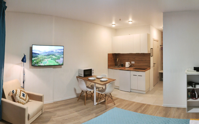 Квартира студия 22 м² 2 кровати