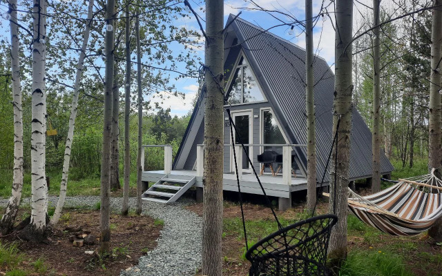 Гостевой дом уютный A-frame Свобода леса