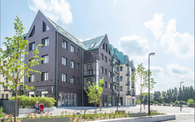 Апартаменты с балконом и видом на реку в ЖК Рыбная Деревня