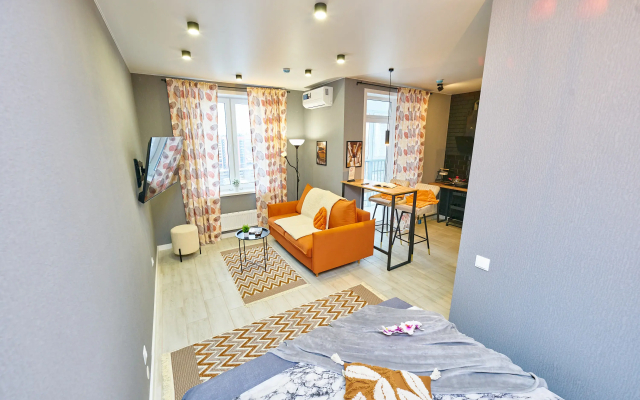 Studiya na 15 etazhe ( s kondicionerom) v ZhK Runa park po adresu Malkova 12 na 4 cheloveka Apartments - Apartment in Perm - Photo 3