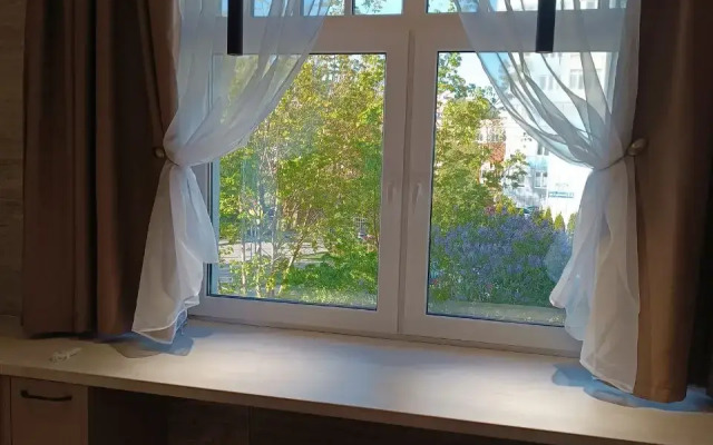 Uyutnaya sovremennaya v Zelenogradske Flat