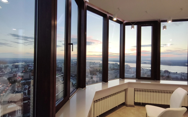 Апартаменты KvartirkaPlaZa на ул. Садовая 176 панорамный вид на Волгу и город