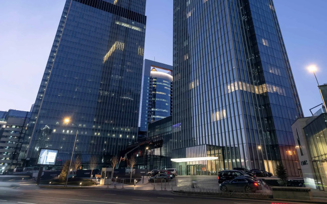 Studiya S Kachelyyu V Moskva-Siti Neva Towers Apartments