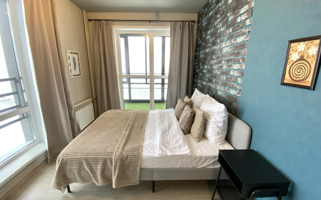 Dvukhkomnatnaya Studiya S Panoramnym Vidom Na R. Ob Apartments