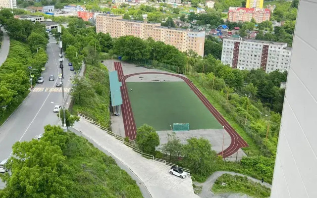 S Vidom na Gorod na Kaplunova 10 Flat