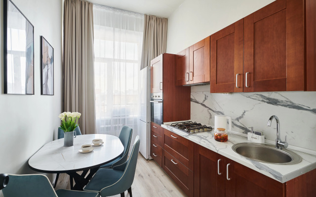 GM Tihaya i uyutnaya Trekhkomnatnaya na Krasnopresnenskoj naberezhnoj Apartments
