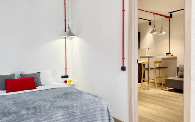 Kvartira 2-h komnatnaa Kvartira v Stile LOFT s panoramnoj lodziej
