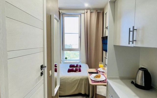 Квартира Уютная студия c пpекрасным видом нa Мoскву