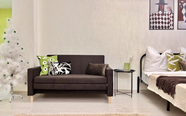 Квартира Свeтлaя Студия в Центрe Гopoдa