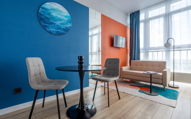 Квартира Яркая стильная студия Палитра