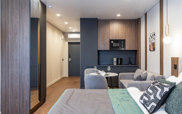 Квартира Просторная Студия с Видом на Неву