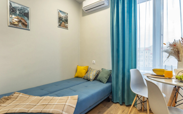 Квартира Студия Бирюза в доме бизнес-класса рядом с ЦГБ