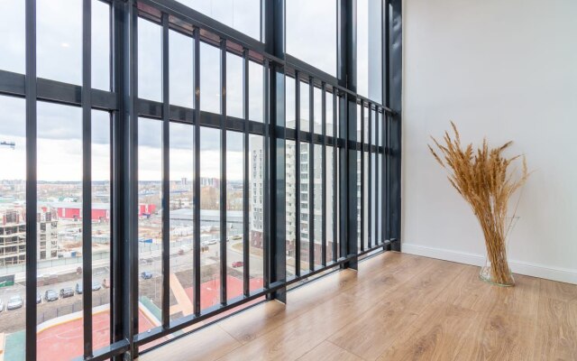 Kazanskij priem Trekhkomnatnye uiutnye Bokho Okolo Mega Moll Apartments