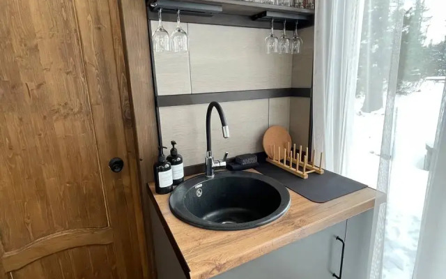 Частный Дом Комфортабельный Дом Из Бревна С 2мя Спальнями