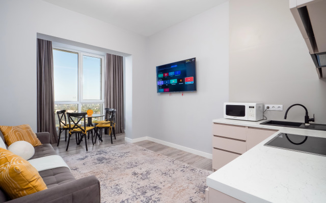 Квартира евродвушка с уютом и с видом на горы