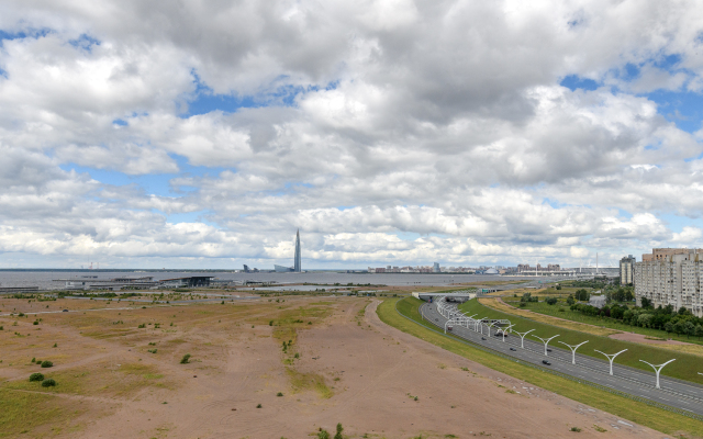Spacious Euro2k on the 12th floor with a view of the Gulf of Finland