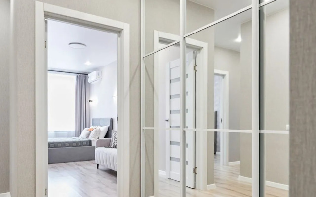 Квартира в ЖК Новый Горизонт для 6 гостей с балконом