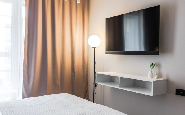 Апартаменты Aquamarine Resort в доме с бассейном в Сестрорецке