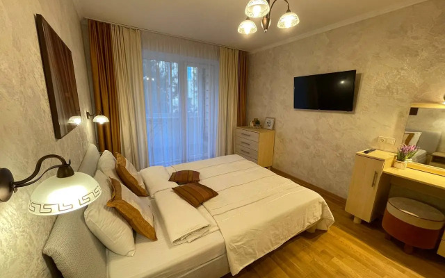 Dvuhkomnatnaya s saunoj u Verhnego ozera Flat