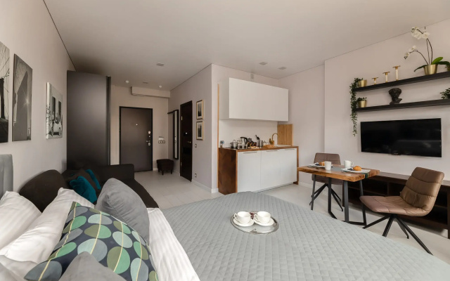 Апартаменты SMART LOFTS | Valencia | На 4 гостя у метро Дмитровская в ЖК бизнес-класса