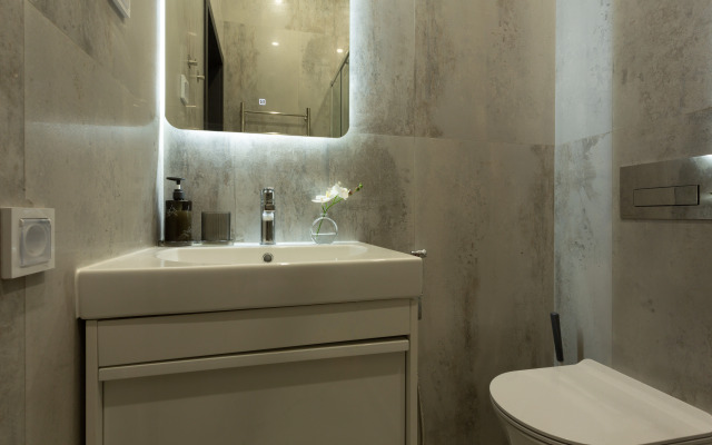 Oblako nad Volnami - Stilnaya Studiya u Morya v Sochi (Ashe) Apartments