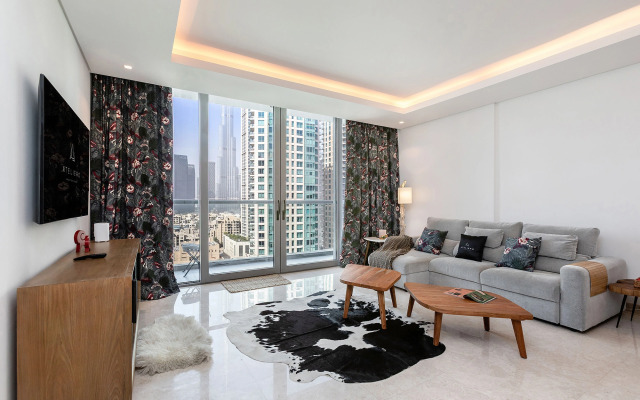 Апартаменты Sterling 1BR with Burj Khalifa View