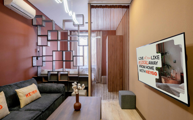 Апартаменты Студия KeyGo 0207 рядом с парком имени Дианы Абгар