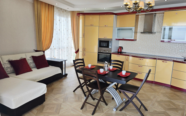 S shikarnym, panoramnym vidom na more Flat