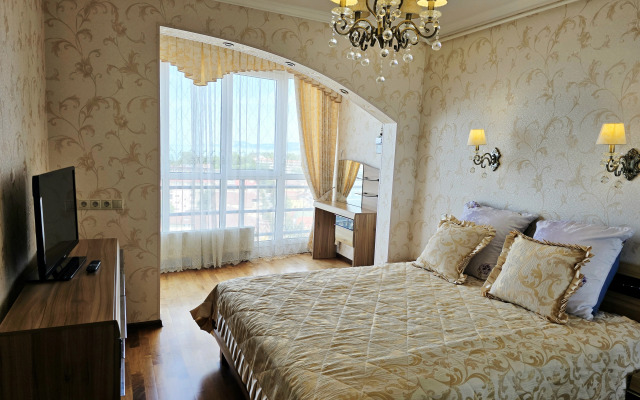 S shikarnym, panoramnym vidom na more Flat