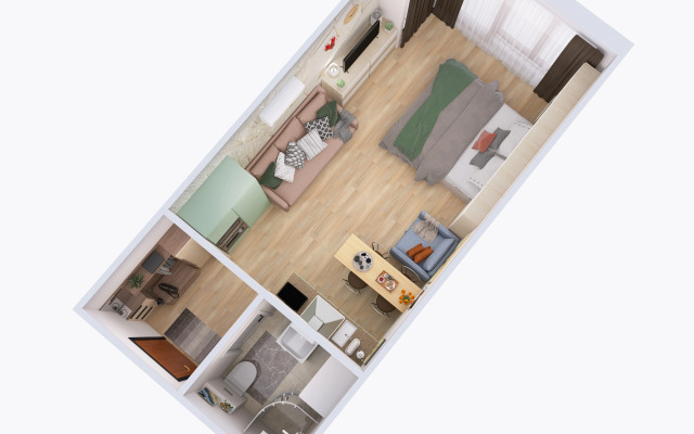 Апартаменты с видом на Москву 5